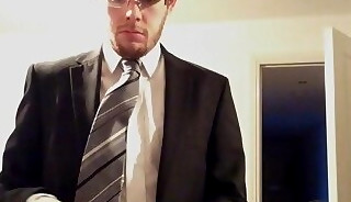 Shirt and Grey Tie Destruction