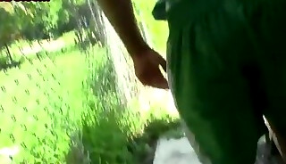 Black stud doggystyled outdoor by nympho gay in anal hole