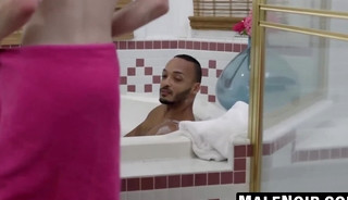 Studly Dilon Diaz takes all of studly Avery Jones' cock