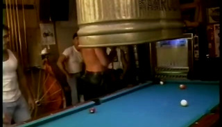 Muscular Horny Studs Want to Get a Bit Wild and Fuck on the Pool Table