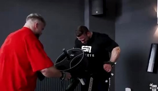 Tim Budesheim Working Back and Sexy Posing