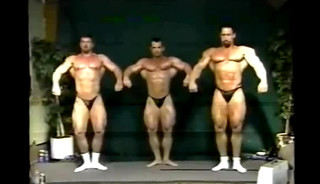 Three Bodybuilders Sexy Posing w/ Branch Warren