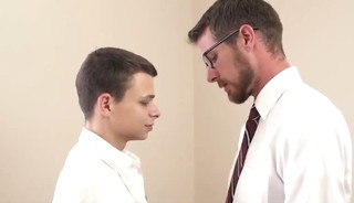 Missionary Boys - Cute Twink Gets Encouraged To Fuck Muscular Priest's Asshole