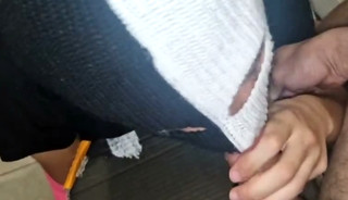 The pizza delivery guy sucked the customer's cock at the doorstep, which was a bonus for eating the