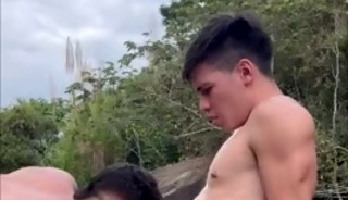 In the river