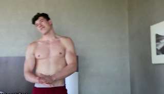Tall Stud Brett Lucci Jerks His Cock