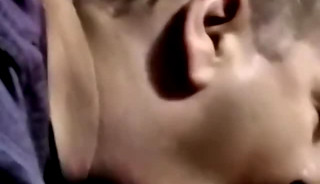Hungry cock guzzler invites amateur guy to suck him off