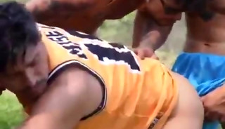 Outdoor gangbang