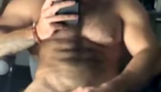 Samvass jerking solo masturbation hairy hunk