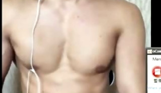 Chinese straight gym boy