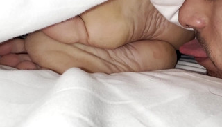 Getting excited by night time feet 1