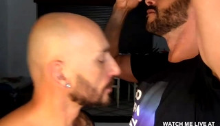 Mature men lick their penis and ass