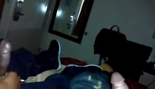 Str8 buddies jerking together watching porn