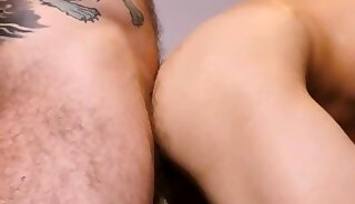 GayCarnalPlus- Hairy Atlas Grant barebacks his sweaty boy