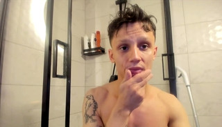 Cumming and Taking a Shower, then Cumming Again
