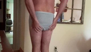 Trying Anne’s panties