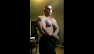 Martin Fitzwater Sexy Posing In His Living Room