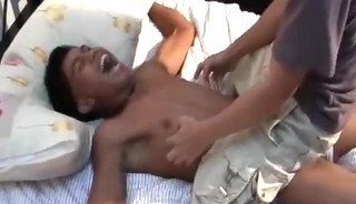Daddy and Two Boys Tickle Jose