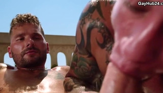 Ethan Metz and his marvelously massive French cock american
