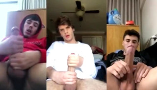 compilation of hung guys jerking of