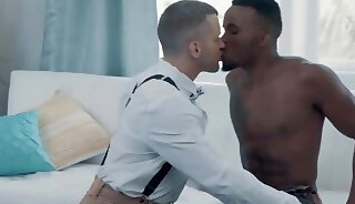 Black stud Pheonix Fellington spreads Colton Grey ass