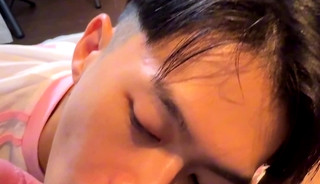 asian twink vs. two big cocks