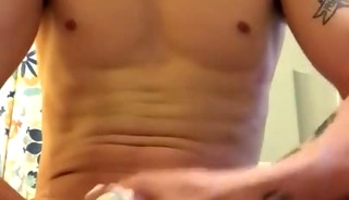 Straight Male Porn Star Jerks Off