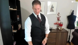 handsome daddy show off