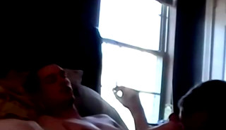 Two young amateurs enjoy being sucked by mature chubby homo