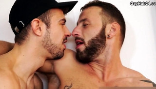 Massive thick cock Koldo Goran raw fucks his old time friend Antonio Miracle