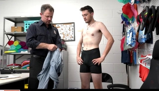 YoungPerps - Security Personnel Fucks Cute Thief Boy