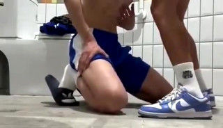 Sporty Asian Twink Toilet Fun