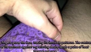 Man masturbates in his favorite male g-string and cums through the fabric - Cum in panties ASMR