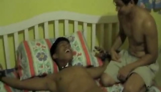Ricky and Mike Tickle Jose