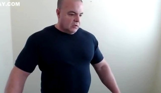 FlexBigMuscle Macrophilia and Jacking Off