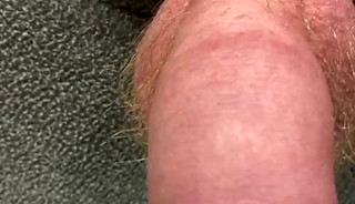 Uncut flaccid penis up close, right in your face.