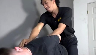 White Thug dominated by 2 black cop cocks