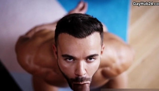 His Big Cock Got Masterfully Devoured By That Hungry Mouth And Those Pouty Lips