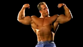 Rich Butler Flexing and Posing Striptease 2