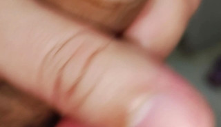 Stroking my cock