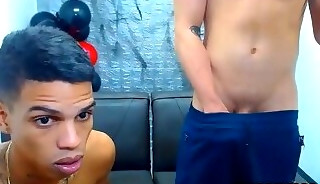 Three roommates masturbating on web cam