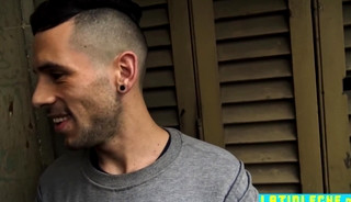 Gay latino anal fucks straight stud during a house tour