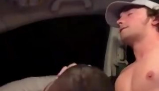 Guy livestreams cruising late night in truck getting head