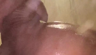 Fingering hole in shower