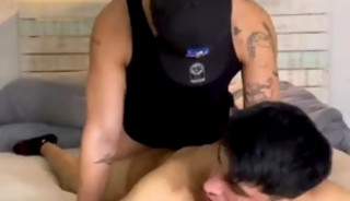 Top stud fucks young man