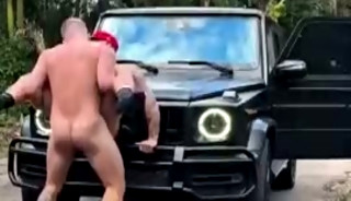 Evan fucks Muscle Stud Outdoors