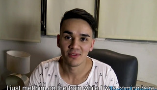 Straighty latino gobbles dick