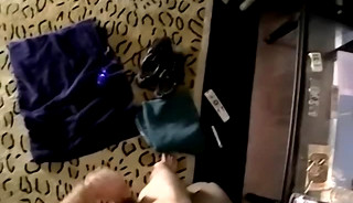 Amateur mature guy jerks off solo and cums a lot with satisfaction