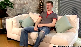 Adorable twink solo masturbates and cums