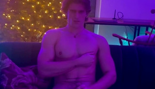 296 jerk off under the Christmas tree